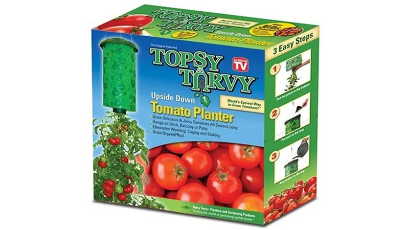 Анонс Topsy Turvy Tomato Planter для выращивания томатов