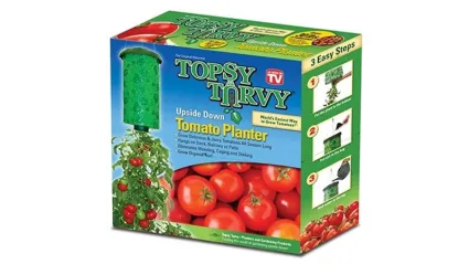 Изображение к статье - Свежие овощи вверх ногами. Анонс Tomato and Herb Planter